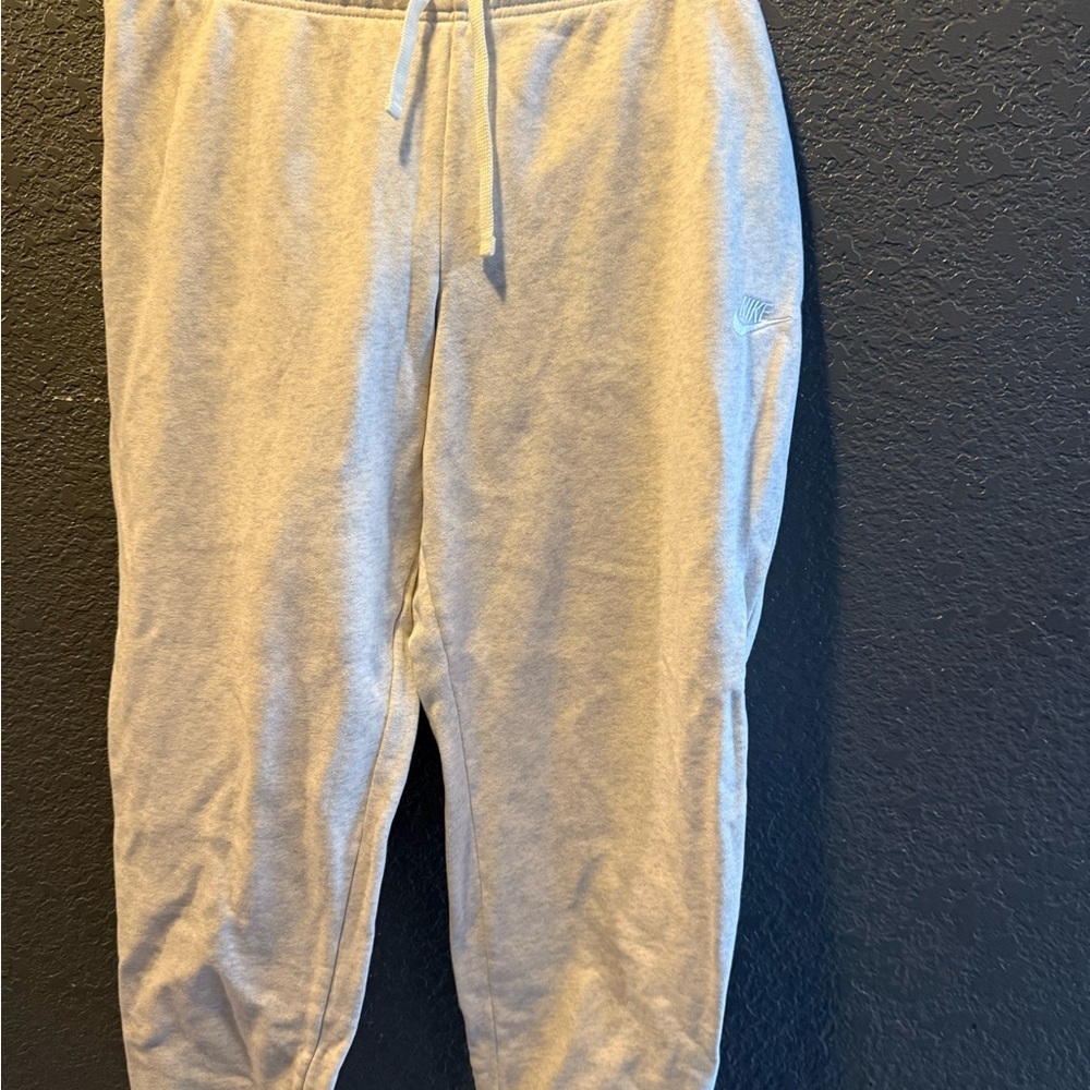 Nike Light Gray Track Joggers